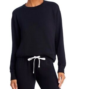 Splits59 Sonja Black Crewneck Sweatshirt Medium NWT